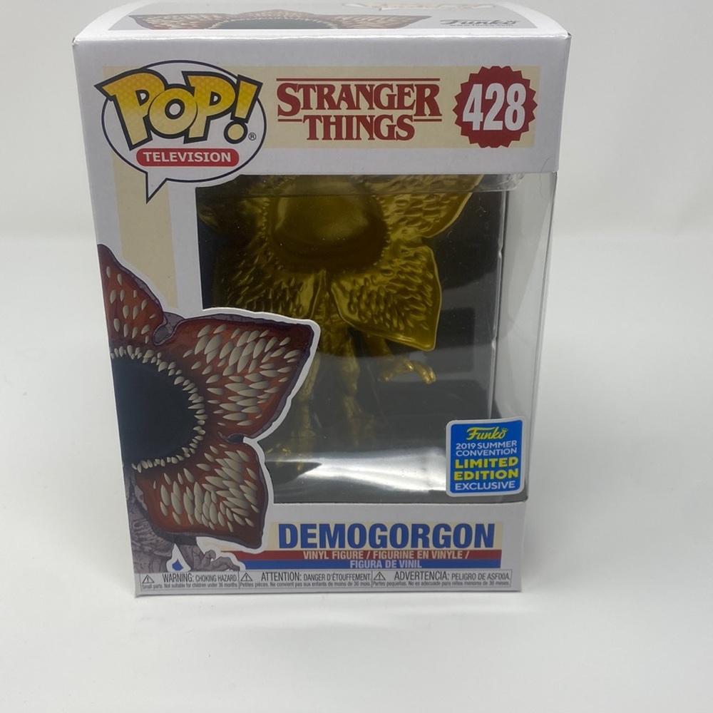 Limited Edition Gold Demogorgan Funko Stranger Things
